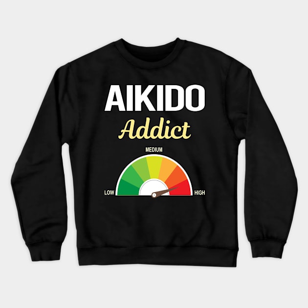 Funny Addict Aikido Crewneck Sweatshirt by Hanh Tay